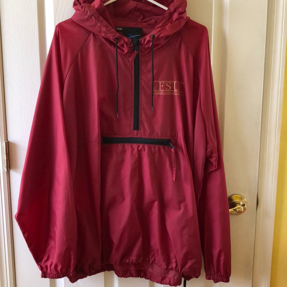 FSU Windbreaker XL Raincoat Florida State Seminole